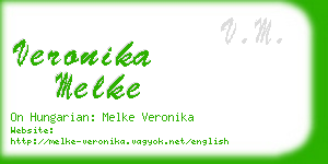 veronika melke business card